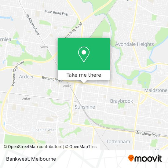 Bankwest map