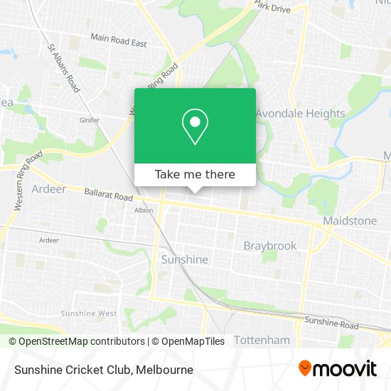 Sunshine Cricket Club map