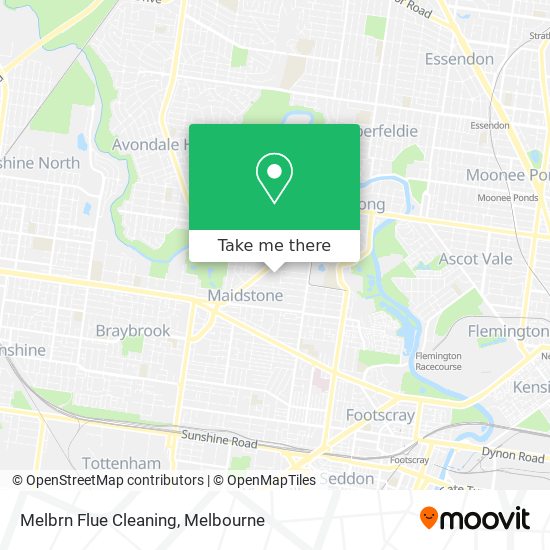 Melbrn Flue Cleaning map