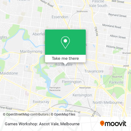 Mapa Games Workshop: Ascot Vale