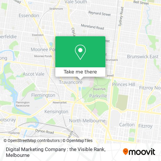Digital Marketing Company : the Visible Rank map
