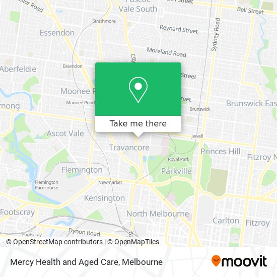 Mercy Health and Aged Care map