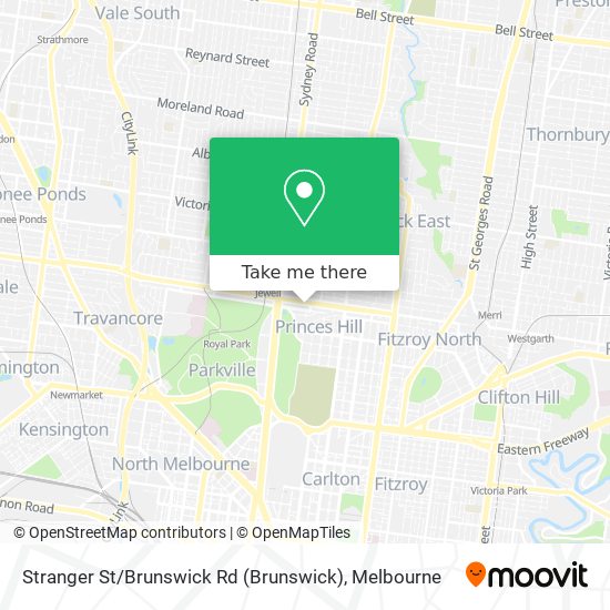 Mapa Stranger St / Brunswick Rd