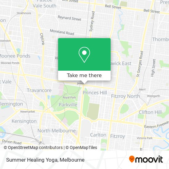 Summer Healing Yoga map