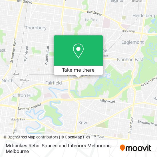 Mapa Mrbankes Retail Spaces and Interiors Melbourne