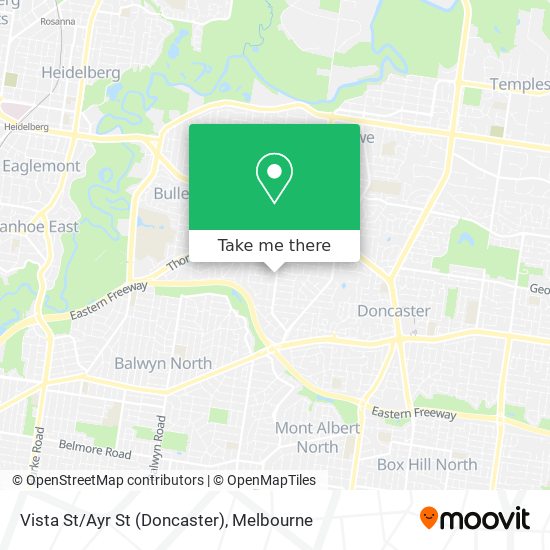 Mapa Vista St/Ayr St (Doncaster)