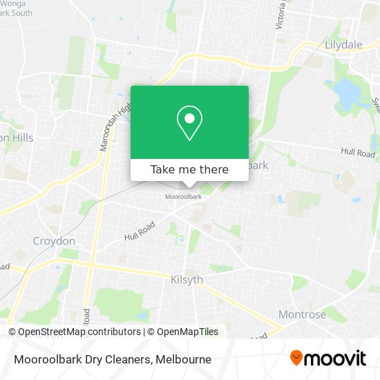 Mapa Mooroolbark Dry Cleaners