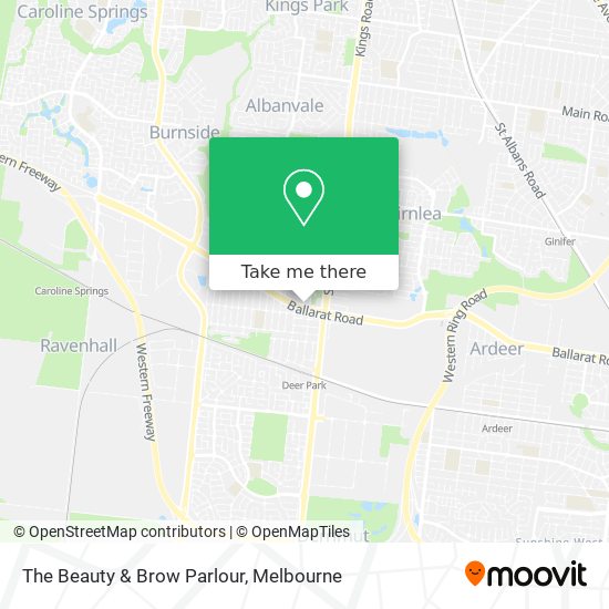 The Beauty & Brow Parlour map