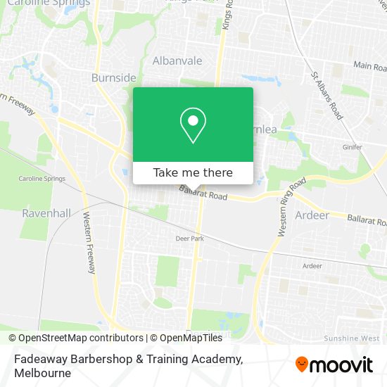 Fadeaway Barbershop & Training Academy map