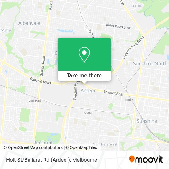 Holt St/Ballarat Rd (Ardeer) map