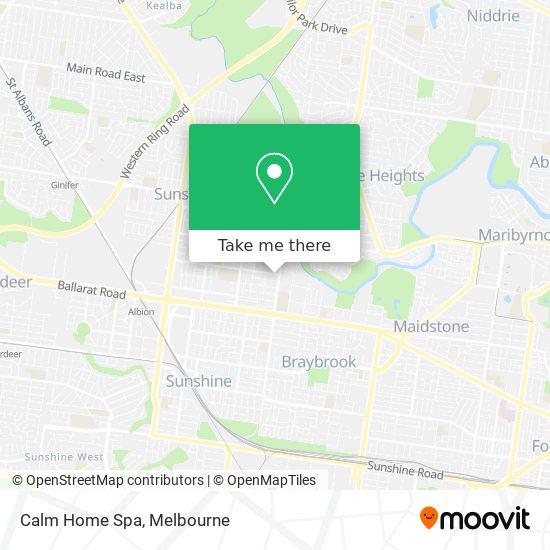 Calm Home Spa map