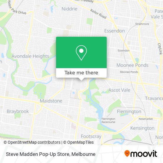Steve Madden Pop-Up Store map