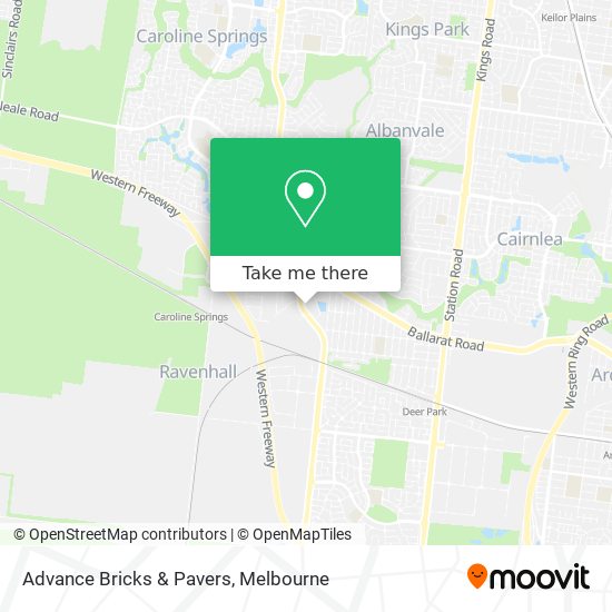 Advance Bricks & Pavers map