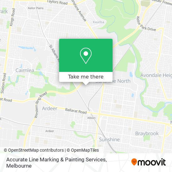 Accurate Line Marking & Painting Services map