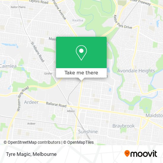 Tyre Magic map