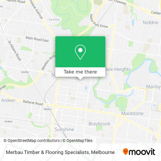 Merbau Timber & Flooring Specialists map