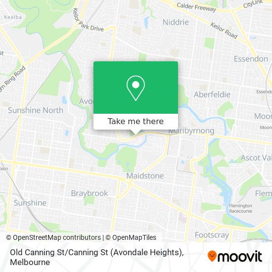 Old Canning St / Canning St (Avondale Heights) map