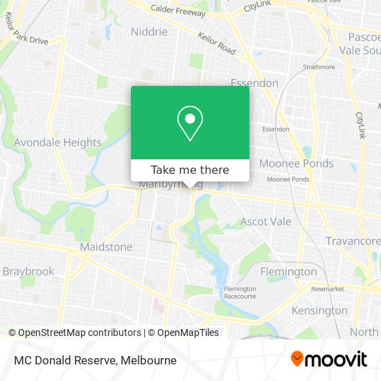 MC Donald Reserve map