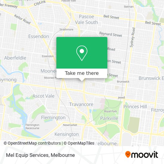 Mel Equip Services map