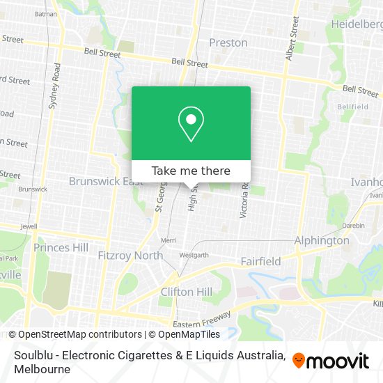 Soulblu - Electronic Cigarettes & E Liquids Australia map