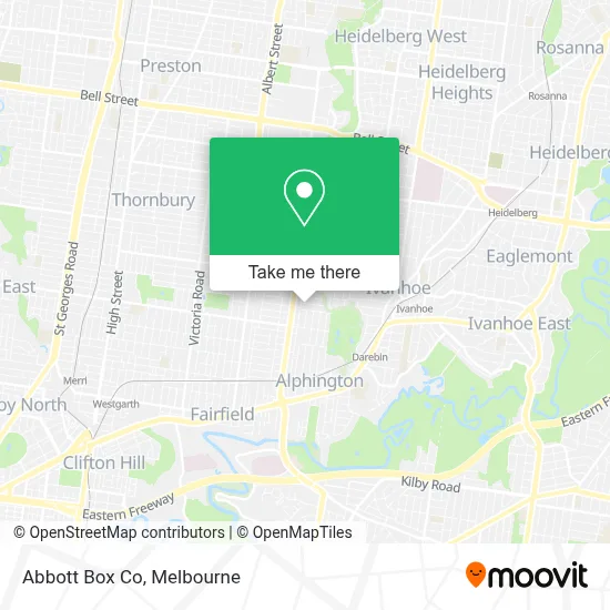 Mapa Abbott Box Co