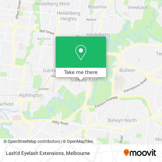 Lash'd Eyelash Extensions map