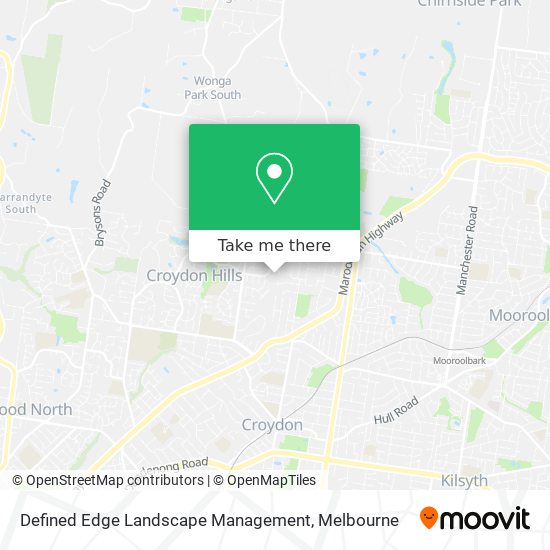 Defined Edge Landscape Management map