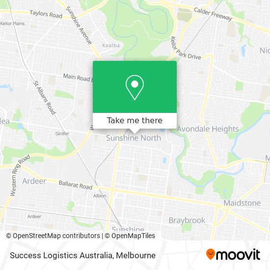 Success Logistics Australia map