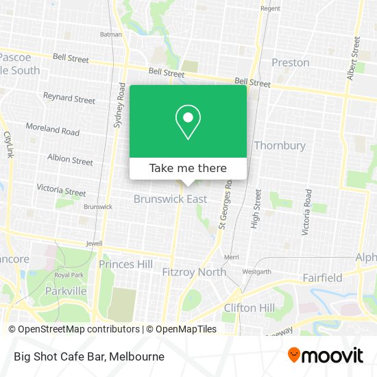 Big Shot Cafe Bar map