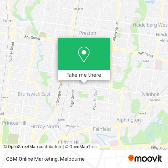 CBM Online Marketing map