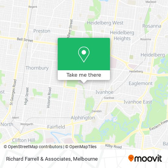 Richard Farrell & Associates map