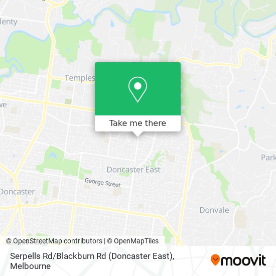 Serpells Rd / Blackburn Rd (Doncaster East) map