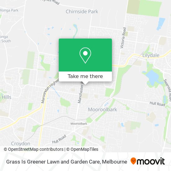 Grass Is Greener Lawn and Garden Care map