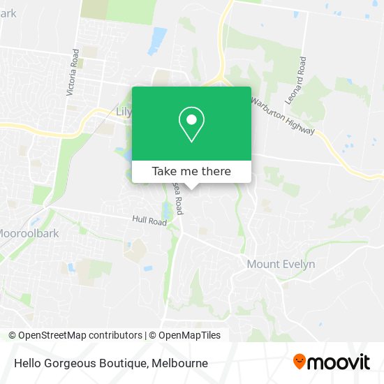 Hello Gorgeous Boutique map