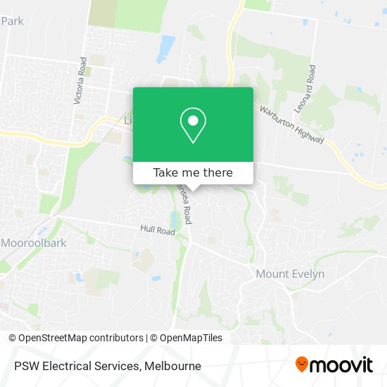 PSW Electrical Services map