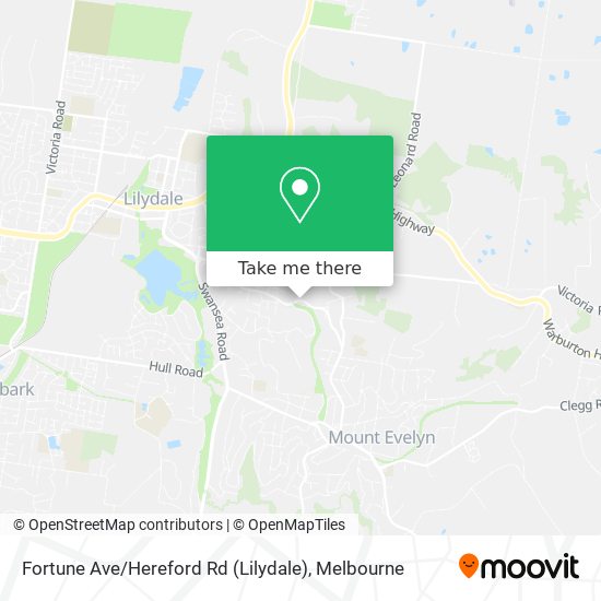 Fortune Ave / Hereford Rd (Lilydale) map