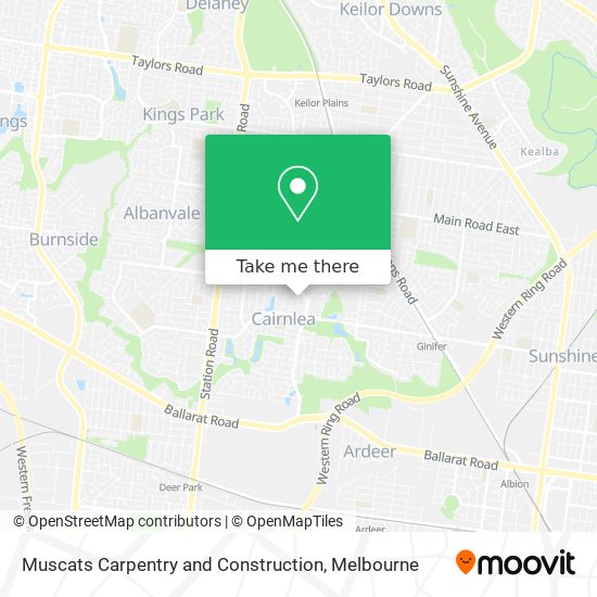Muscats Carpentry and Construction map