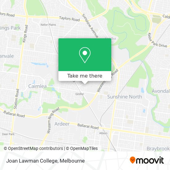 Joan Lawman College map