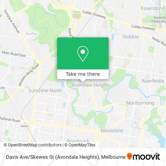Davis Ave / Skewes St (Avondale Heights) map