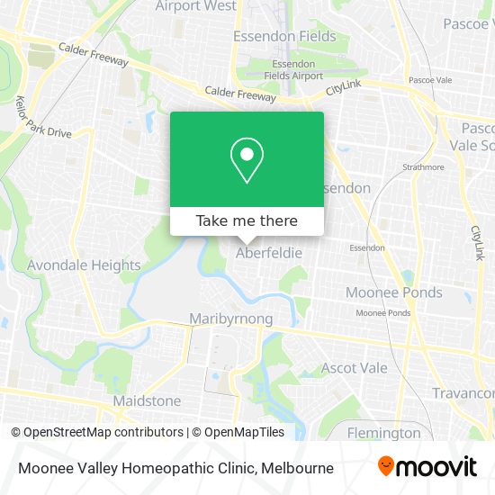 Moonee Valley Homeopathic Clinic map