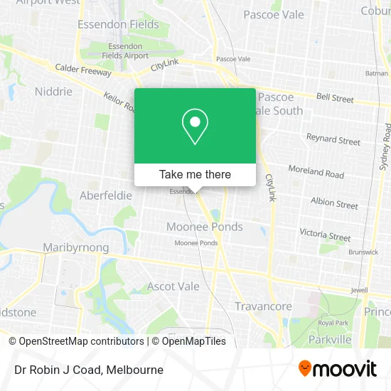 Dr Robin J Coad map