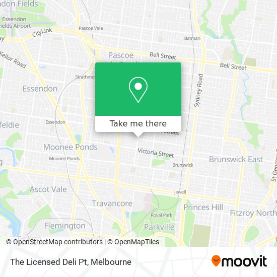The Licensed Deli Pt map