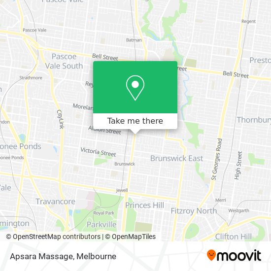 Apsara Massage map