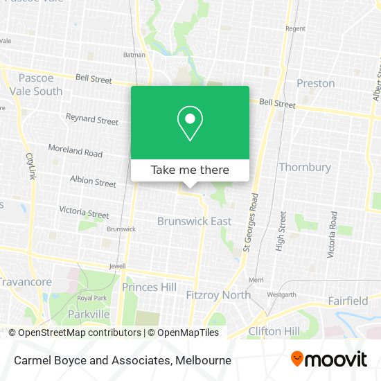 Carmel Boyce and Associates map