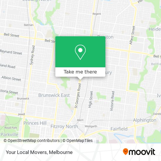 Your Local Movers map