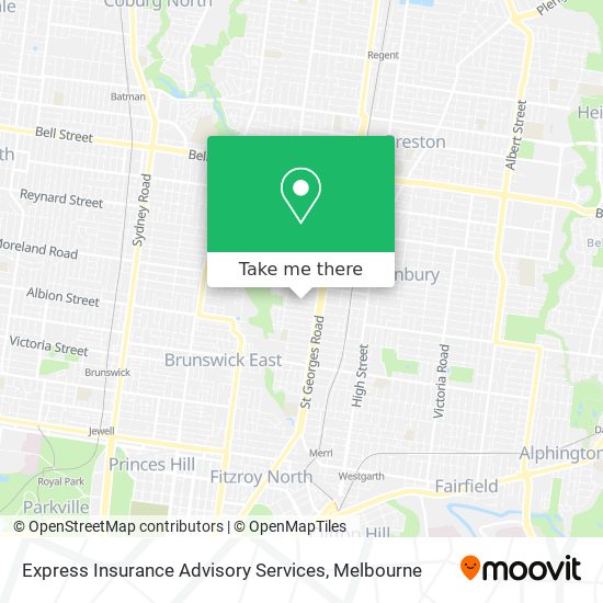 Express Insurance Advisory Services map