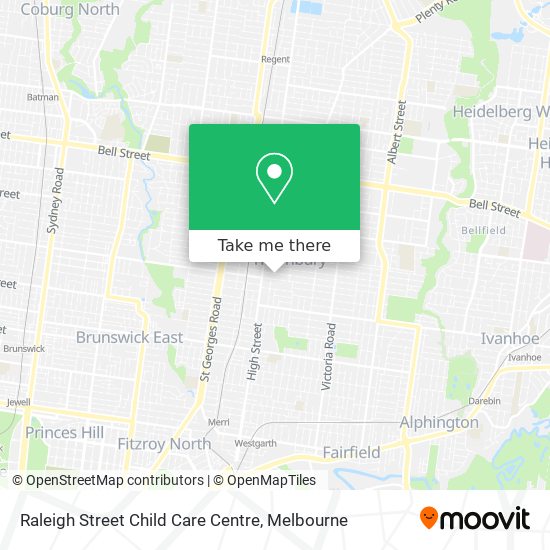 Raleigh Street Child Care Centre map
