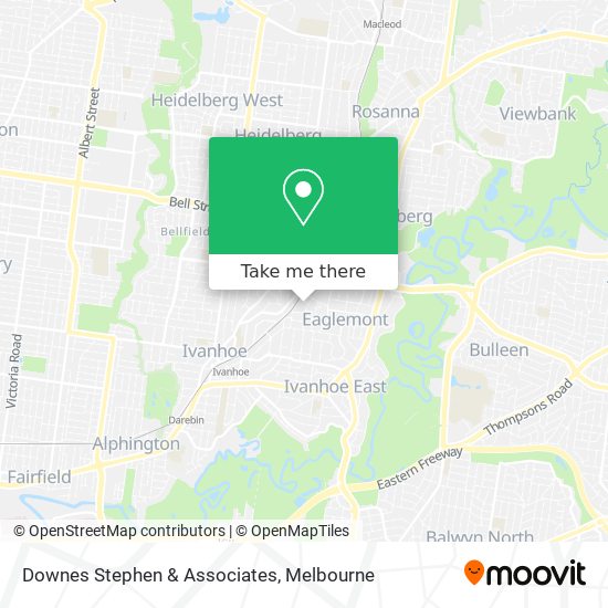 Downes Stephen & Associates map