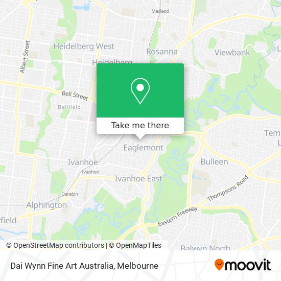 Dai Wynn Fine Art Australia map