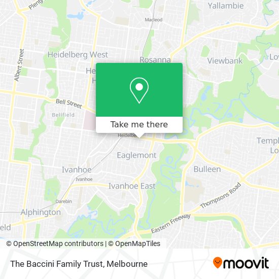The Baccini Family Trust map